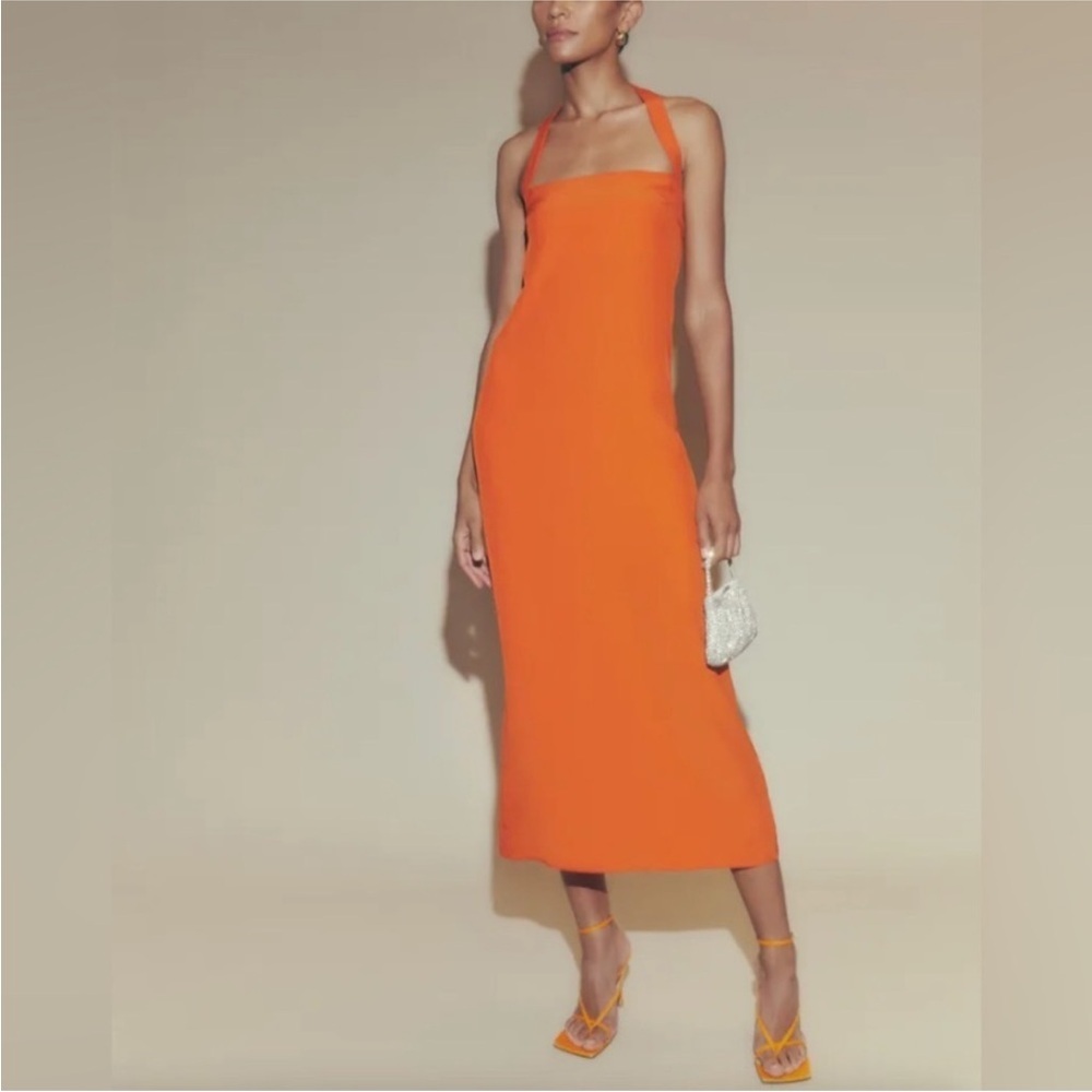 Reformation Orange dress